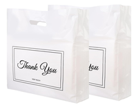 Sacs de rangement à provisions en plastique en vrac Sacs à provisions d'habillement robustes, essentiels quotidiens