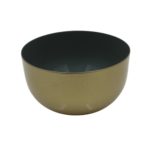 Cuenco para servir de hierro de forma redonda para mesa, cuenco para servir comida de Color plateado para decoración, utensilios de cocina - Product Image 3