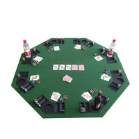 Tapis de Table de Poker pliable, moderne, portable, de luxe, personnalisé, pliable, Blackjack, roulette, vente de Casino, meilleure qualité