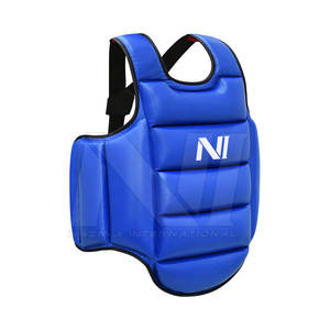 Protector de Pecho de Piel Sintética de Alta Calidad con Logotipo Personalizado para MMA, Muay Thai y Kickboxing, Nuevo Conjunto de Boxeo de Piel Genuina - Product Image 6