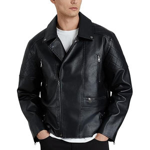 Chaqueta de cuero para hombre de nuevo estilo 2025 con forro interior cómodo y brillo exterior adecuado para líneas de ropa - Product Image 5