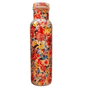 Botella de agua de cobre impresa con esmalte multicolor de excelente calidad, vasos de plástico saludables - Product Image 5