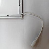 Boîte à lumière LED ultra-mince à face unique OEM, taille personnalisée, cadre en aluminium pour la publicité en magasin