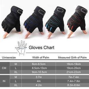 Haute qualité hommes respirant léger Powerlifting gants en cuir à doigts courts pour Gym Fitness haltérophilie - Product Image 5