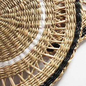 Set de Table en jonc de mer (lot de 6), accessoires de bohème, tapis de Table pour décoration de Table, vente en gros du Vietnam, écologique - Product Image 3