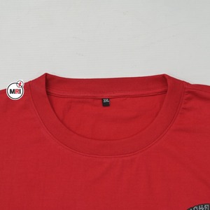 Venta al por mayor de serigrafía personalizada Logo 100% algodón liso en blanco de gran tamaño camiseta de alta calidad de peso pesado cuello redondo hombres camiseta - Product Image 2