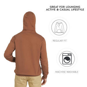Sudaderas con Capucha de Invierno de Alta Calidad, Ecológicas, Gruesas, con Impresión de Logotipo Personalizado, 100% Algodón, Estilo Urbano para Hombre - Product Image 6
