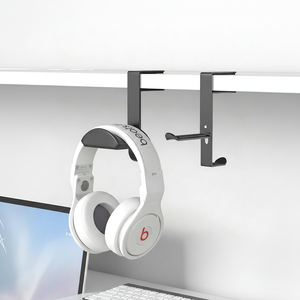 Support universel pour casque supra-auriculaire à fixation par pince - Support mural/de bureau pour casque - Product Image 2