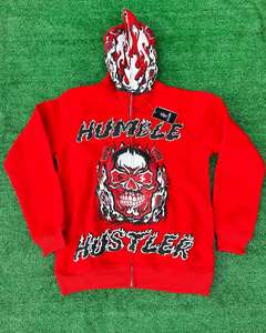 High Quality Men Oversized Pullover Cotton Unisex Heavweight Hoodie Wholesale Customizable <b>3D</b> Puff Printing logo <b>Hoodies</b> for Men - Product Image 4