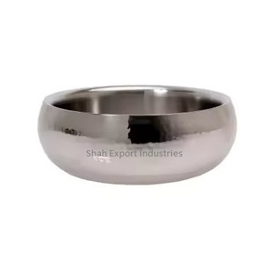 Bol de service rond en acier inoxydable de qualité à l'exportation pour la maison et le restaurant bol de vaisselle disponible au prix de gros - Product Image 1