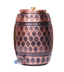 Articles à succès 2025 Matka en cuivre, une tradition intemporelle, 8 L, récipient en plastique pour boissons, contenant de l'essence - Product Image 1