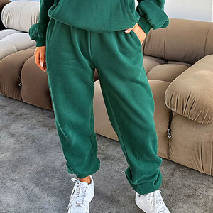 Pantalones de correr de algodón pesados personalizados, pantalones de chándal de felpa francesa, ajuste unisex, fábrica de marca privada OEM. - Product Image 4