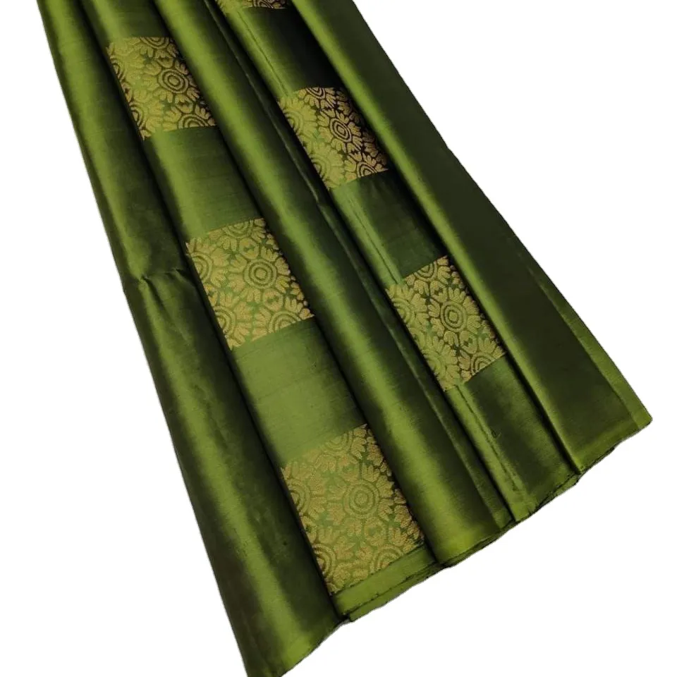 Tinh khiết mềm kanchivram pethani lụa Saree