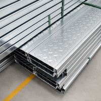 Plancher en acier galvanisé non bétonné, structure composite pour projet de plateforme de deuxième étage d'un centre logistique