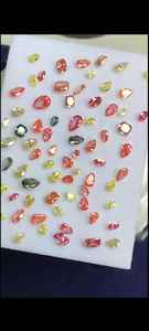 เพชร VVS1 สีแฟนซี ผลิตในห้องปฏิบัติการ ชุดรวมสีฟ้า แดง ชมพู ส้ม เขียว คละแบบ ขายส่ง - Product Image 2