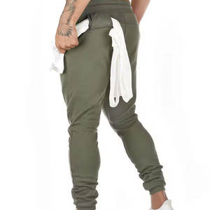 กางเกงวิ่งสำหรับผู้ชายมีกระเป๋ามีซิปกางเกงออกกำลังกายกางเกงรัดรูปแห้งเร็วกางเกงกีฬาสำหรับใส่ไปยิม - Product Image 4