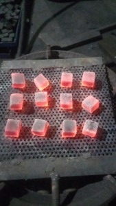 Premium cube-shaped briquettes are made from natural charcoal and <b>coconut</b> <b>shell</b> charcoal for shisha use. - Product Image 3