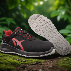 Calzado de Seguridad GRID LOW S3 SRC EN ISO 20345:2011 Talla 43 W.11 Color Negro/Rojo - Product Image 3