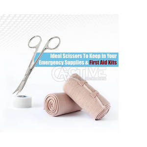 Tijeras profesionales de IRIS de acero inoxidable Instrumentos quirúrgicos oftálmicos Tijeras oftálmicas duraderas de IRIS CE - Product Image 1