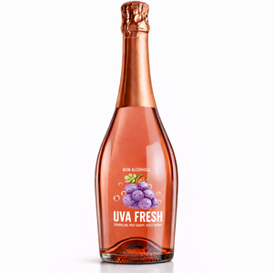 Uva Fresh - Jugo de Uva Roja Espumoso 100% Tempranillo 0.0% ABV - Jugo de Uva Espumoso Español 750ml - Product Image 1