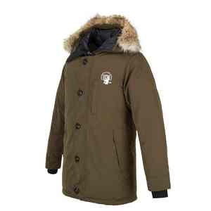 Blazer matelassé réversible imperméable et écologique pour femme 2026 avec col et capuche amovibles, manches longues, hiver - Product Image 1