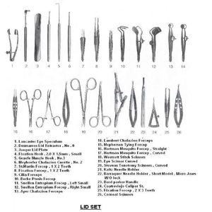 Retinor Industries-Instrumentos de blefaroplastia, Set de Cirugía de microojos, 48 piezas - Product Image 1