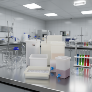 ขวดพลาสติกทรงสี่เหลี่ยมสำหรับอาหารและของเหลวเคมีจากบริษัท Burkle GmbH - Product Image 3