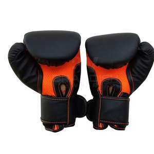 Gants de boxe en cuir à bas prix avec logo personnalisé, conception unique en matériau durable - Product Image 2