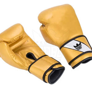 Gants de boxe en cuir MMA sur mesure en gros - Gants d'entraînement professionnels durables, respirants, avec fermeture à scratch - Product Image 3