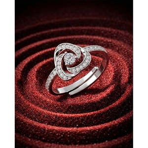 Anillos de Plata de Ley 925 de Primera Calidad para Mujer, Chapados en Rodio con Diamantes o Circonitas, Diseño Numérico, Joyería para Hombre - Product Image 2