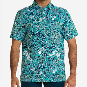 Camiseta de Golf para Polo de talla grande para hombre, Jersey ligero de manga corta con patrón sólido, cómodo, transpirable para grandes salidas de verano - Product Image 5