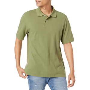 Polo en coton et polyester de haute qualité pour homme, t-shirt professionnel en soie imprimée avec broderie à prix d'usine, short de vêtements de golf grande taille - Product Image 3
