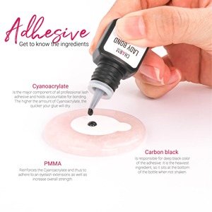 Pegamento para Pestañas de Alta Calidad, Viscosidad Media, para Todas las Estaciones, Marca Privada, Secado Lento, Bajo en Vapores, Empaque Personalizado, Venta al Por Mayor - Product Image 2