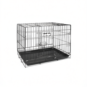 Wholesale Heavy-Duty Thickened Metal Dog Kennel Strong Pet <b>Crate</b> for Dogs Basic Pet Cage From Manufacturer - Product Image 3