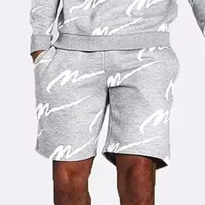 Chándal Camiseta Pantalones cortos Conjunto Trajes Casual Dos piezas Conjunto de hombres OEM Streetwear Verano Logotipo personalizado Deportes Hombres - Product Image 5