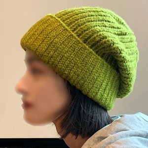 หมวกถักนิตติ้งสำหรับใช้ในธุรกิจการเดินทางชายหาดป้ายหนังปัก3D สำหรับฤดูหนาวออกแบบได้ตามต้องการ - Product Image 2