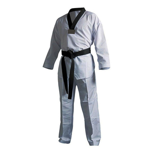 Vêtements d'arts martiaux de qualité d'exportation, uniforme de taekwondo à manches longues, coutures renforcées, prix raisonnable, ensembles de vestes et de pantalons de sport - Product Image 4
