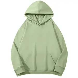 Sudadera holgada con capucha 2025 para parejas hecha de algodón suave Premium de punto 100% GSM 360 Basics mezcla de algodón - Product Image 5