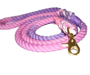 Laisse de chien Good Vibes, laisse de chien en corde, accessoires pour chiens corde de coton colorée personnalisée laisse de chien à la main ensemble de laisse pour animaux de compagnie - Product Image 2
