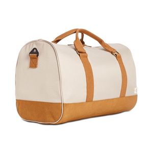 Sac de voyage convertible en toile beige pour homme, avec fermeture éclair, pliable, durable, taille standard - Product Image 2