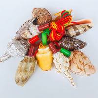 En gros 4-11CM Naturel Shell & Conque Shell Sifflet Décoration de La Maison Corne Musicale Artisanat Tourisme Souvenirs Cadeaux Faits À La Main