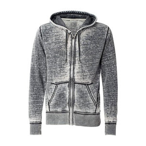 เสื้อฮู้ดผู้ชายฟอกสีกรดมาใหม่2024ออกแบบโลโก้ได้ตามต้องการ - Product Image 1