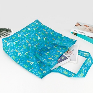 <b>Folding</b> Polyester Fiber Shopping <b>Bag</b> with Customizable Pattern & Size for Package/Shops/Supermarket Use - Product Image 3