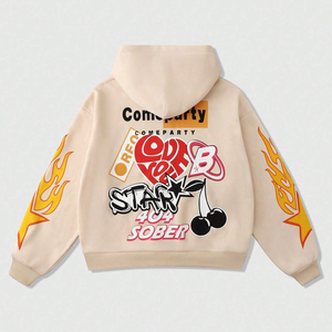 เสื้อฮู้ดแบบสั่งทำสำหรับผู้ชายเสื้อฮู้ดทีมเฉพาะบุคคลสำหรับชุดทำงานวิทยาลัยการปักลายด้วยพลอยเทียมสำเนียงจัดส่งทั่วโลกอย่างรวดเร็ว - Product Image 2