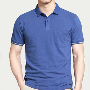 Polo de Hombre de Alta Calidad en Mezcla de Algodón – Prenda Clásica Informal de Verano con Bolsillo en el Pecho - Product Image 1