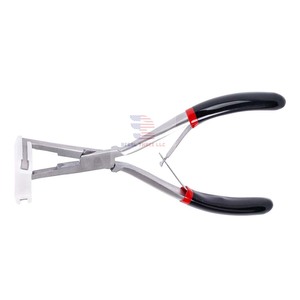 Pinzas de Acero Inoxidable Duraderas para Extensiones de Cabello con Cinta Adhesiva para Uso Profesional en Salón, con Color y Logotipo Personalizables - Product Image 4