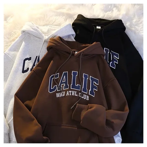 Logotipo personalizado 2024 jogging suit 100% poliéster sudor traje grueso pesado chándales unisex pantalones de chándal y Sudadera con capucha conjunto hombres - Product Image 1