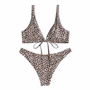 Precio barato por encargo de la mujer Bikini Set para adultos de alta calidad de estilo casual de dos piezas traje de baño de las mujeres Sexy Bikini Set OEM - Product Image 2