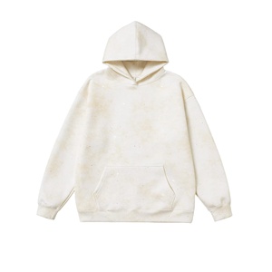 Sudadera con capucha Dirty Wash All Stars Dot para hombre y mujer, nueva colección otoño-invierno, top holgado, sudadera pesada brillante para parejas - Product Image 1