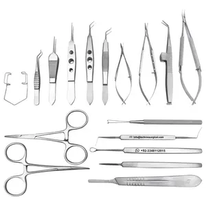 Cataract and IOL Implant Set of 17 Instruments